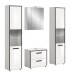 Badezimmer-Set >Kojak< in Weiß Hochglanz - 171x188x37cm (BxHxT)