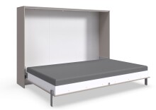 Schrankbett >BAHAMAS< in  SAHARAGRAU - 212x105x43cm...