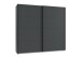Schwebetürenschrank >AALST< in GRAPHIT - 225x208x65cm (BxHxT)