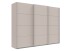 Schwebetürenschrank >AALST< in KASCHMIR - 270x208x65cm (BxHxT)