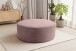 Polsterhocker >Kolo< in altrosa, Cord - 103x39x103cm (BxHxT)