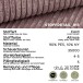 Polsterhocker >Kolo< in altrosa, Cord - 103x39x103cm (BxHxT)