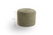 Polsterhocker >Kolo< in khaki, Cord - 51x41x51cm (BxHxT)
