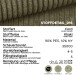 Sofa >Almera< in khaki, Cord - 120x92x112cm (BxHxT)