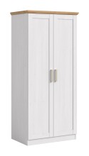 Kleiderschrank >Florenz< in Sibiu Lärche, Spannplatte - 84x184x54cm (BxHxT)