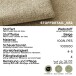 Ecksofa >Toronto< in beige, Webstoff - 259x87x165cm (BxHxT)