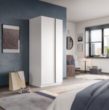 Kleiderschrank >Oakland< in Weiß -...