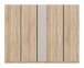 Kleiderschrank >Oakland< in Sonoma Eiche - 230x183x53cm (BxHxT)