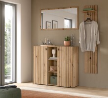 Garderoben-Set >Station< in Evoke Oak -...