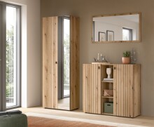 Garderoben-Set >Station< in Evoke Oak -...