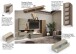 Wohnwand >Ilary< in Argilla / Mercure Holzstruktur Nachbildung, Holzwerkstoff