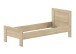 Bett-Set >Sam< (2er-Set) in Eiche Melamin Dekor - 94,6x87x206,4 (BxHxT)
