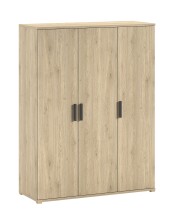 Schlafzimmer-Set >Sam< (4-teilig) in Eiche Melamin Dekor, Holzwerkstoff