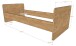 Babymöbel-Set >Sam< (3-teilig) in Eiche Melamin Dekor - 124,8x95,1x65,8 (BxHxT)