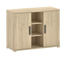 Babymöbel-Set >Sam< (4-teilig) in Eiche Melamin Dekor - 100,5x199,2x59 (BxHxT)