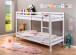 Etagenbett >Small Cloud< in Weiß - 96x150x207 (BxHxT)