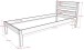Massivholzbett >Pino< in Kiefer natur lackiert - 211x84,4x97,5 (BxHxT)