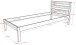 Hochbett >Pino< in Kiefer massiv weiß lackiert - 209x190x211cm (BxHxT)