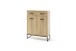 Schuhkommode >Toledo< in Grandson Oak, Holzwerkstoff - 81x108x38cm (BxHxT)