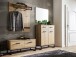 Garderobenpaneel >Toledo< in Grandson Oak - 90x113x28 (BxHxT)