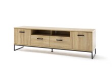 Lowboard >Toledo< in Grandson Oak, Holzwerkstoff -...
