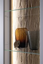 Wohnwand >Sona< in Arktis grau, Holzwerkstoff - 280x198x44cm (BxHxT)