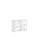 Kommode >ARANK< in Mauvella Eiche  - 117,8x84,9x41,7cm (BxHxT)