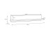 Wandboard >Alice Springs< in Secret grey - 154x25,6x21,2cm (BxHxT)