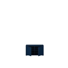Schuhbank >Alice Springs< in Nachtblau - 74,5x41,5x34,9cm (BxHxT)
