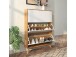 Schuhkipper >Essen< in Weiß / Eiche Dekor - 89x125x24cm (BxHxT)