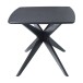 Esstisch >Dresden< in Schwarz, MDF - 160x76x90cm (BxHxT)
