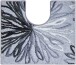 Badematte >ART< in anthrazit/grau, 100% Polyacryl SUPERSOFT - 60x50x2cm (LxBxH)