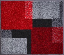 Badematte >ATALA< in rot, 100% Polyacryl SUPERSOFT...