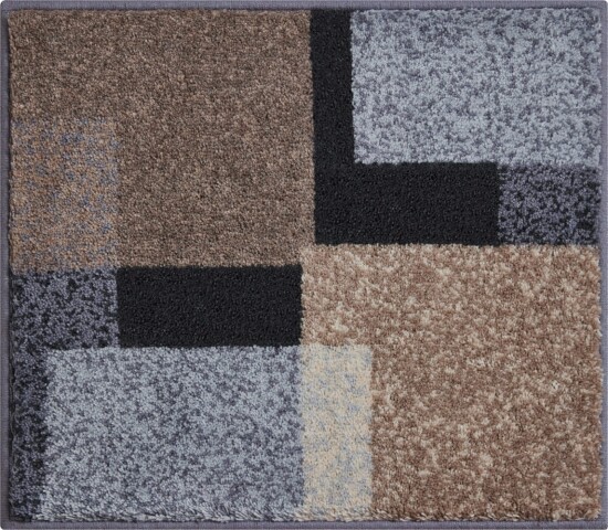 Badematte >ATALA< in taupe, 100% Polyacryl SUPERSOFT - 60x50x2cm (LxBxH)