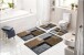 Badematte >ATALA< in rot, 100% Polyacryl SUPERSOFT - 60x50x2cm (LxBxH)