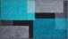 Badematte >ATALA< in türkis, 100% Polyacryl SUPERSOFT - 100x60x2cm (LxBxH)