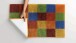 Badematte >BONA< in multicolor , 100% Polyacryl SUPERSOFT - 60x50x1,8cm (LxBxH)