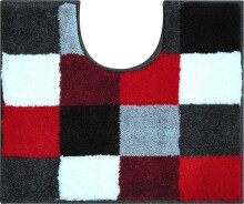 Badematte >BONA< in rubin, 100% Polyacryl SUPERSOFT...