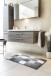 Badematte >BONA< in flanell, 100% Polyacryl SUPERSOFT - 100x60x2cm (LxBxH)