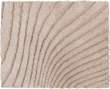 Badematte >CAFFI< in beige, 100% Polyester...