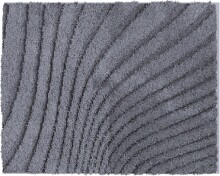 Badematte >CAFFI< in anthrazit, 100% Polyester...