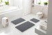 Badematte >CAFFI< in anthrazit, 100% Polyester MAGICSOFT - 60x50x1,8cm (LxBxH)