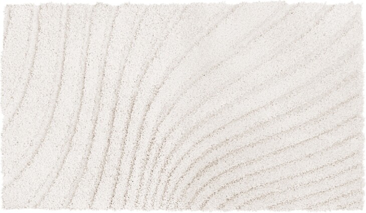 Badematte >CAFFI< in natur, 100% Polyester MAGICSOFT - 100x60x1,8cm (LxBxH)