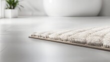 Badematte >CAFFI< in natur, 100% Polyester MAGICSOFT - 100x60x1,8cm (LxBxH)