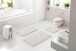 Badematte >CAFFI< in natur, 100% Polyester MAGICSOFT - 100x60x1,8cm (LxBxH)