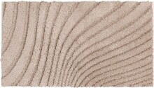 Badematte >CAFFI< in beige, 100% Polyester...