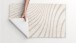 Badematte >CAFFI< in natur, 100% Polyester MAGICSOFT - 120x70x1,8cm (LxBxH)