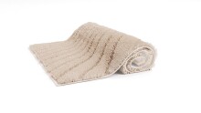 Badematte >CAFFI< in beige, 100% Polyester MAGICSOFT - 120x70x1,8cm (LxBxH)