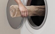 Badematte >CAFFI< in beige, 100% Polyester MAGICSOFT - 120x70x1,8cm (LxBxH)