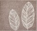 Badematte >DUETTO< in taupe, 100% Polyacryl SUPERSOFT - 65x55x2cm (LxBxH)